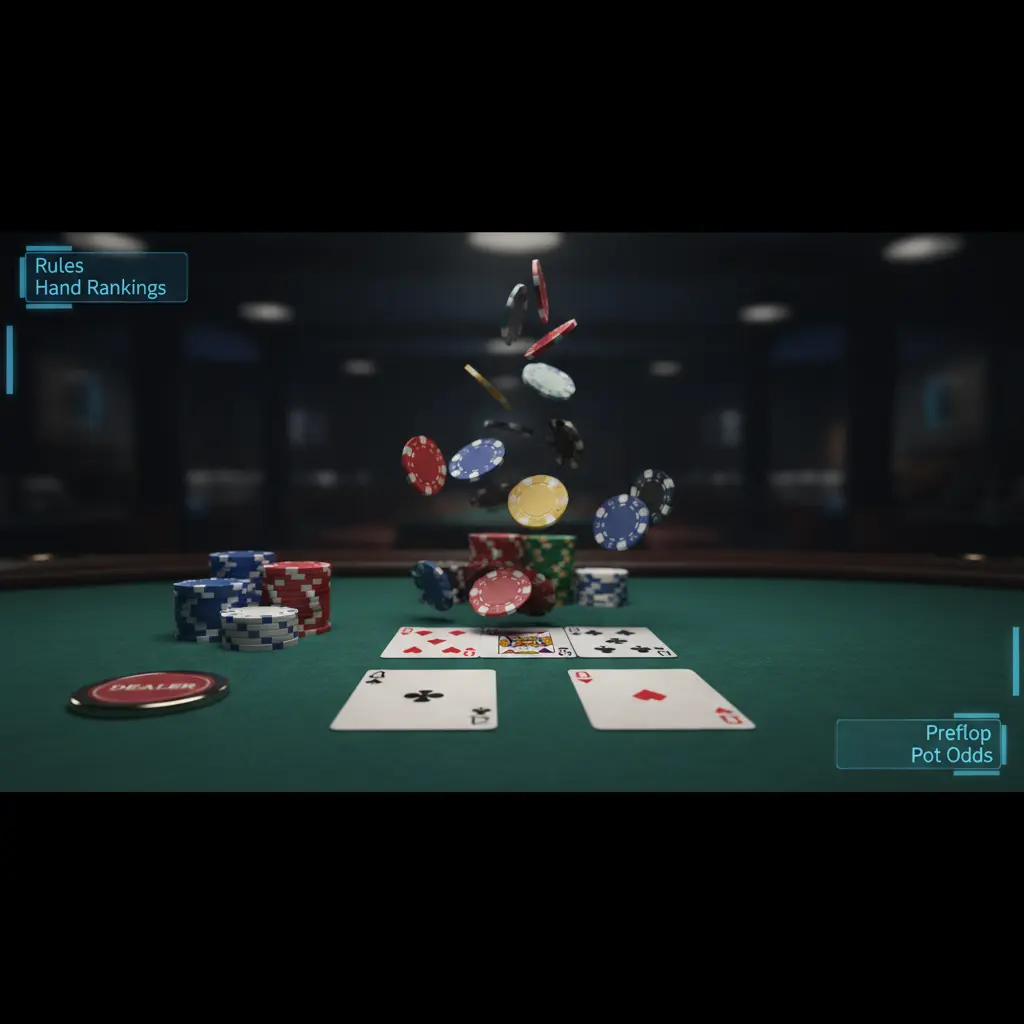 Texas Hold’em Poker: Rules, Hand Rankings, and Smart Strategy